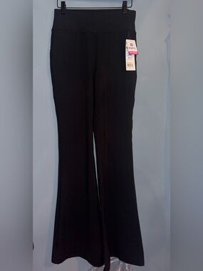 POP Fit Black Flare Leggings Size M High Waisted Yoga Pants NWT